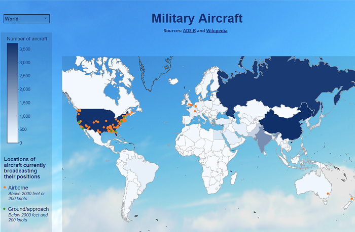 Geographic dashboard