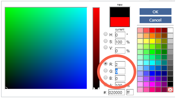 custom colors