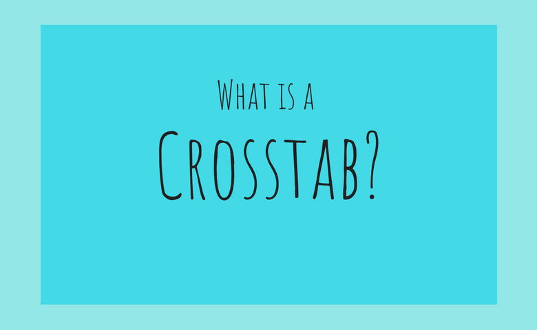 what is a crosstab