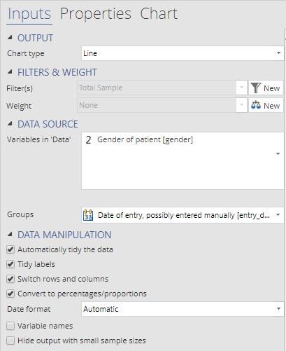 Inputting date variables