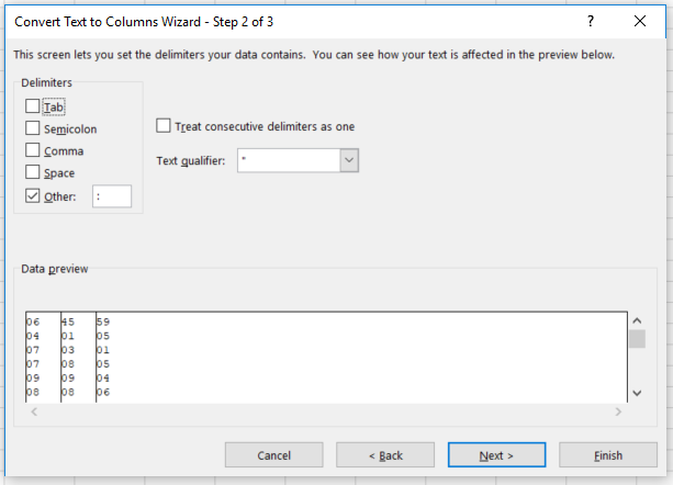 How to split text strings in Excel