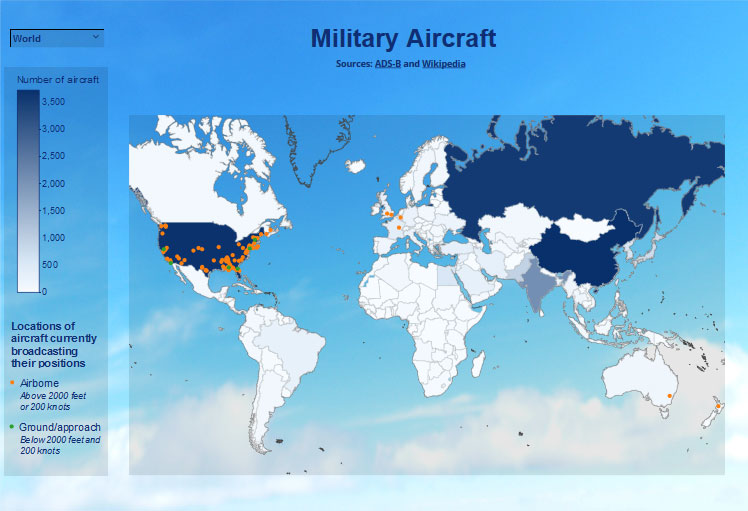 Geographic Dashboard with Real-Time Data - Displayr