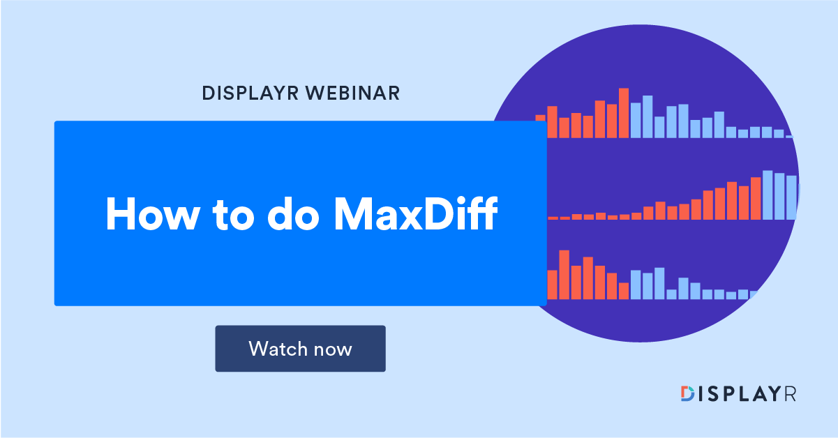 How to do MaxDiff - Displayr