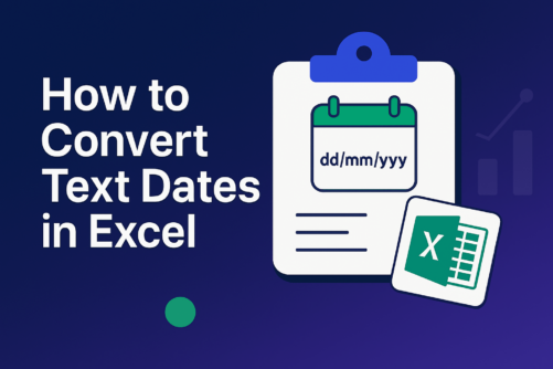 convert text dates excel