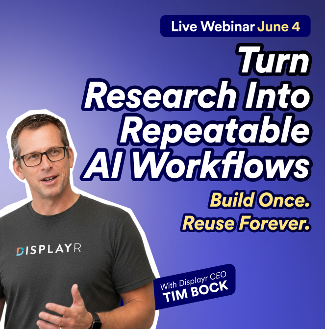 Turn Research Into Repeatable AI Workflows