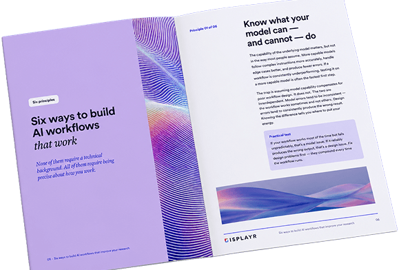 Six Ways to Build AI Workflows To Improve Your Research Whitepaper